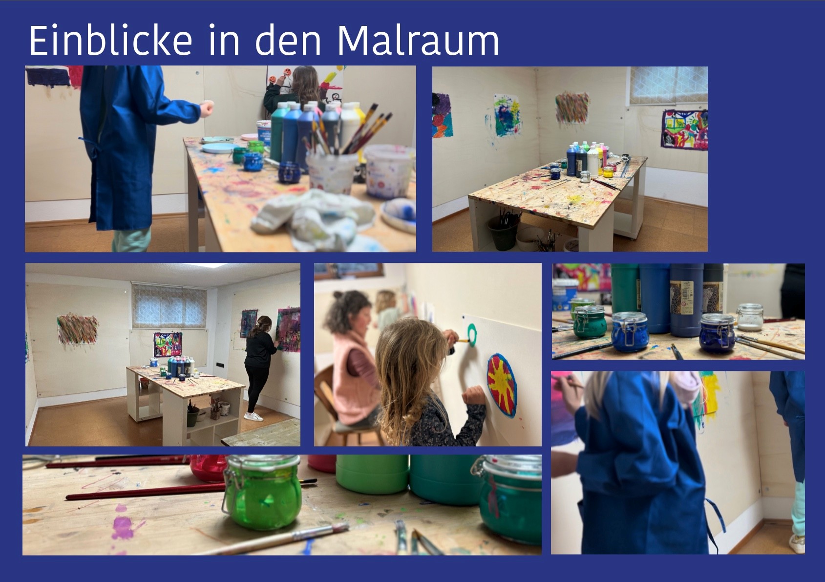 Einblicke in den Malraum